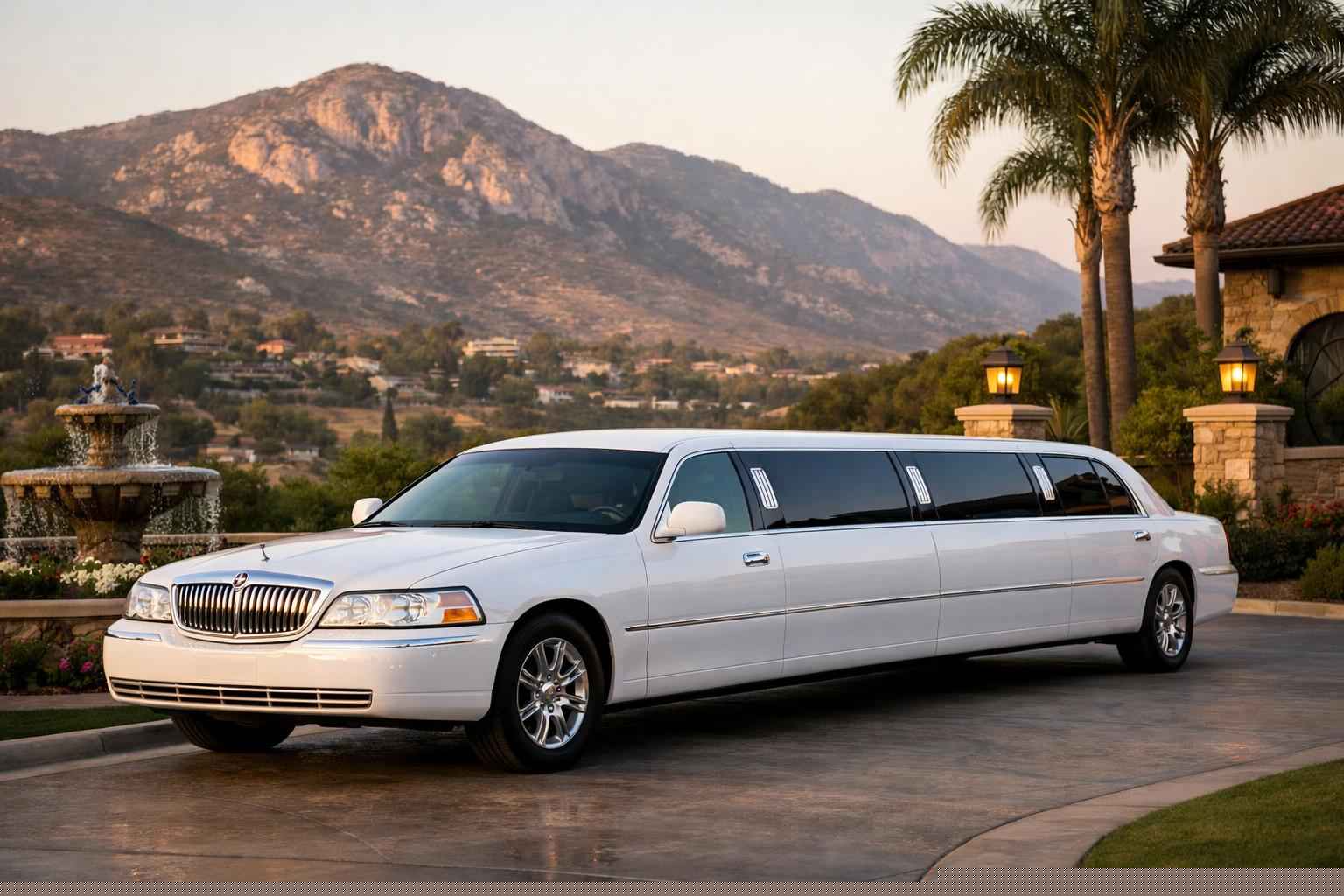 White Limo Rental In Granite Hills California Best Granite Hills Ca White Limo Company