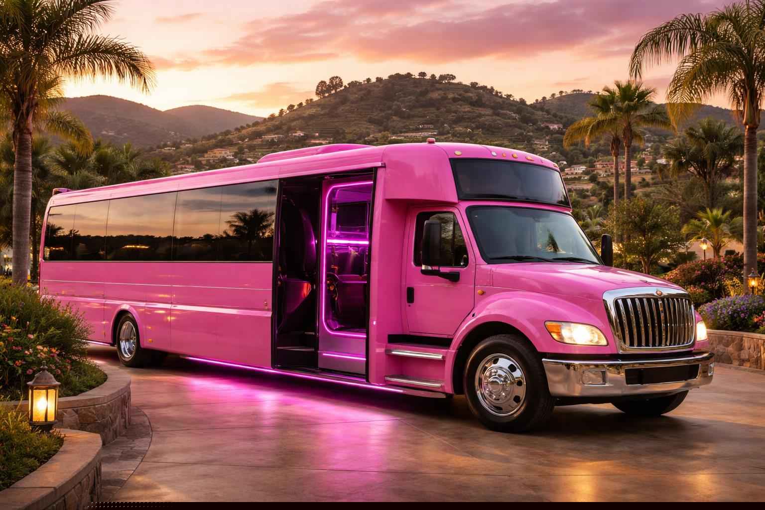 Best Jamul Ca Pink Party Bus Company