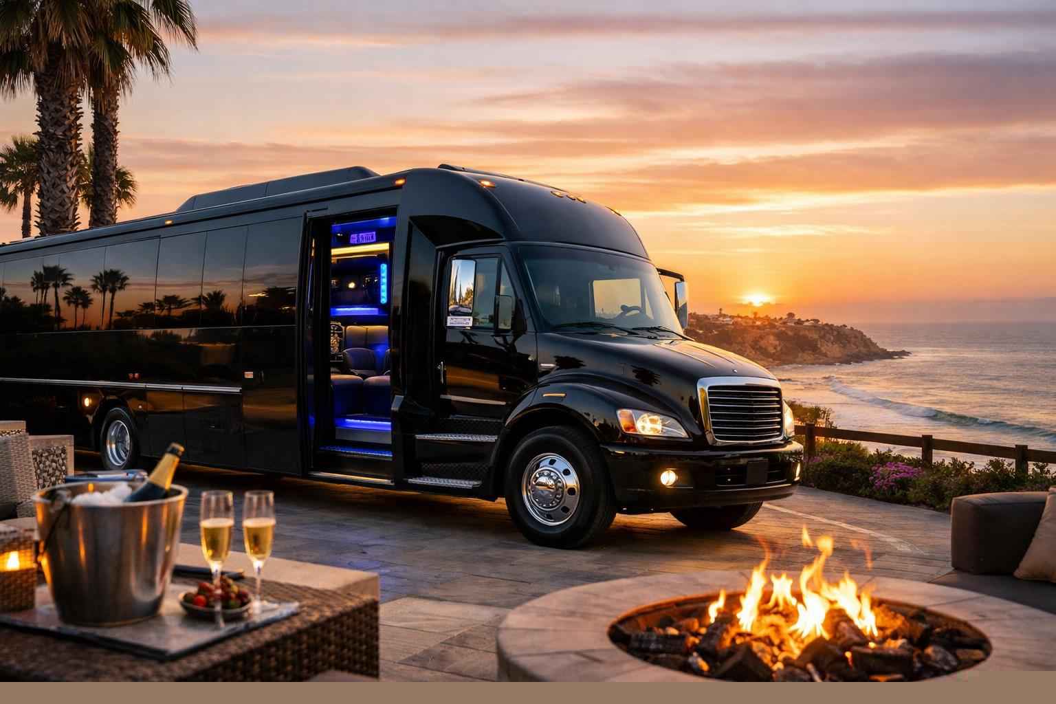 Best Limo Bus Rental In Del Mar California