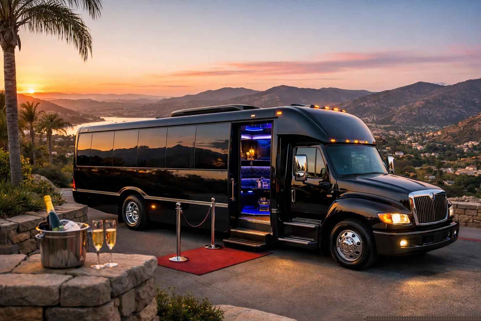 Best Limo Bus Rental In Poway California
