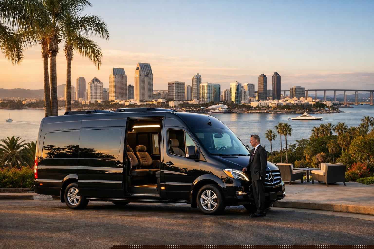 Best Passenger Van With Driver In San Diego California