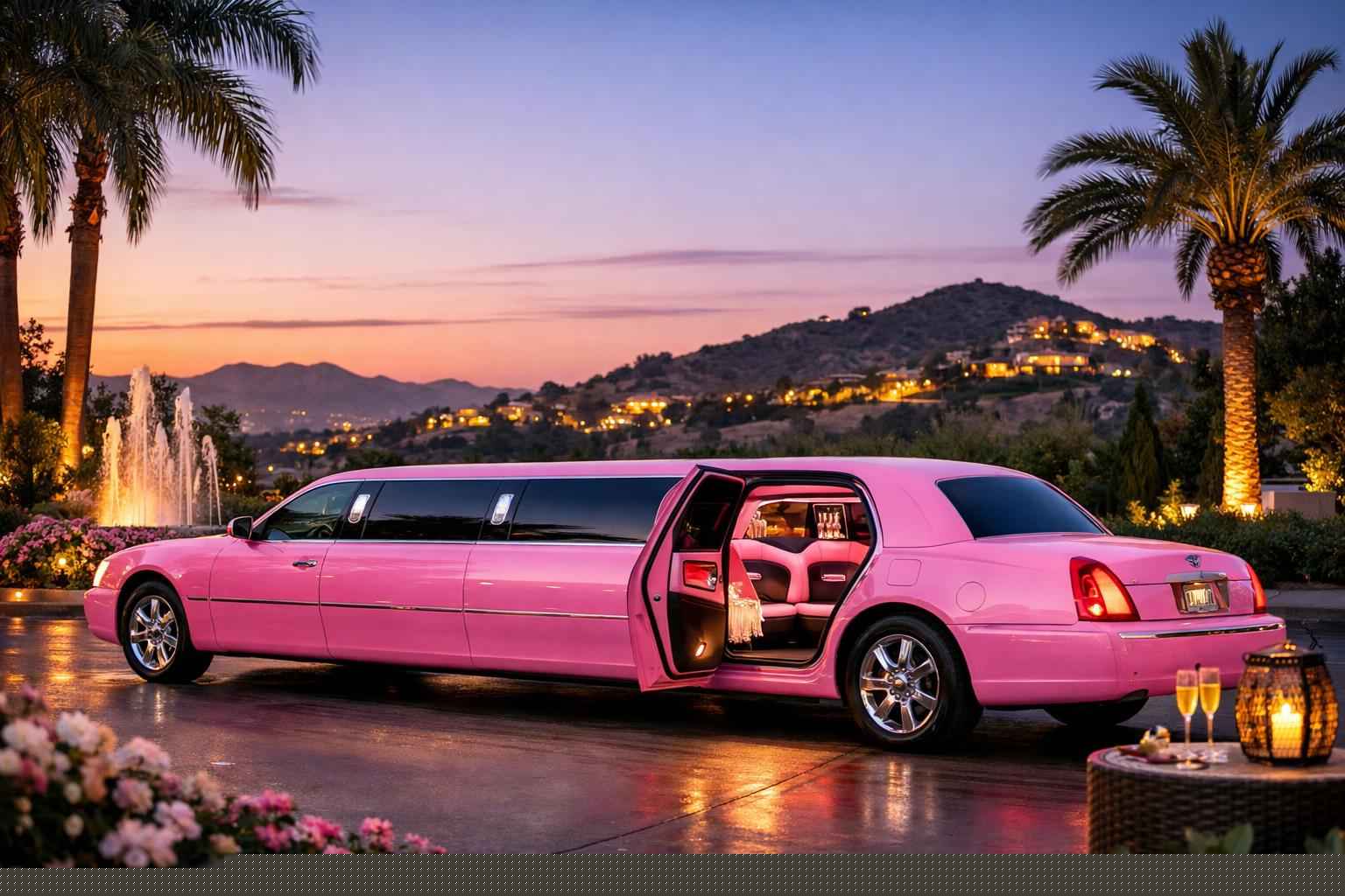 Best Pink Limo Rental In Escondido California