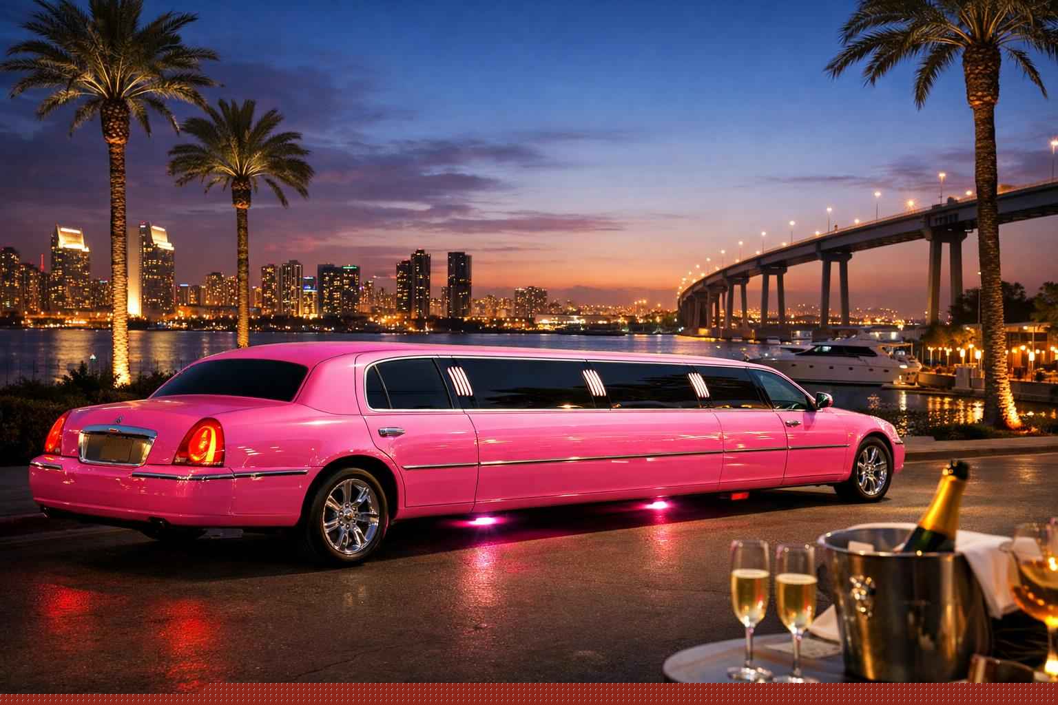 Pink Limo Rental In National City California Best Pink Limo Rental In National City California