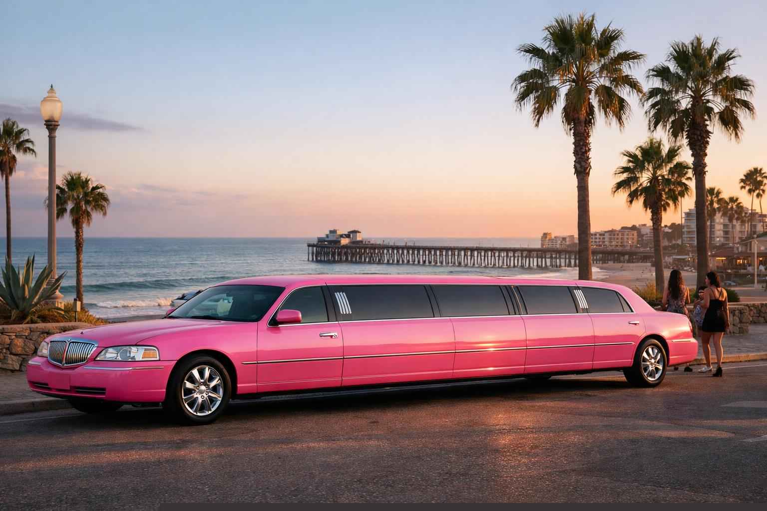 Best Pink Limo Rental In Oceanside California