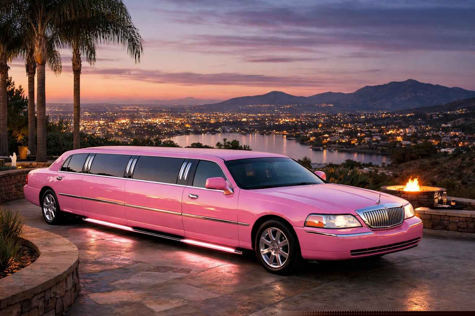Best Pink Limo Rental In San Marcos California