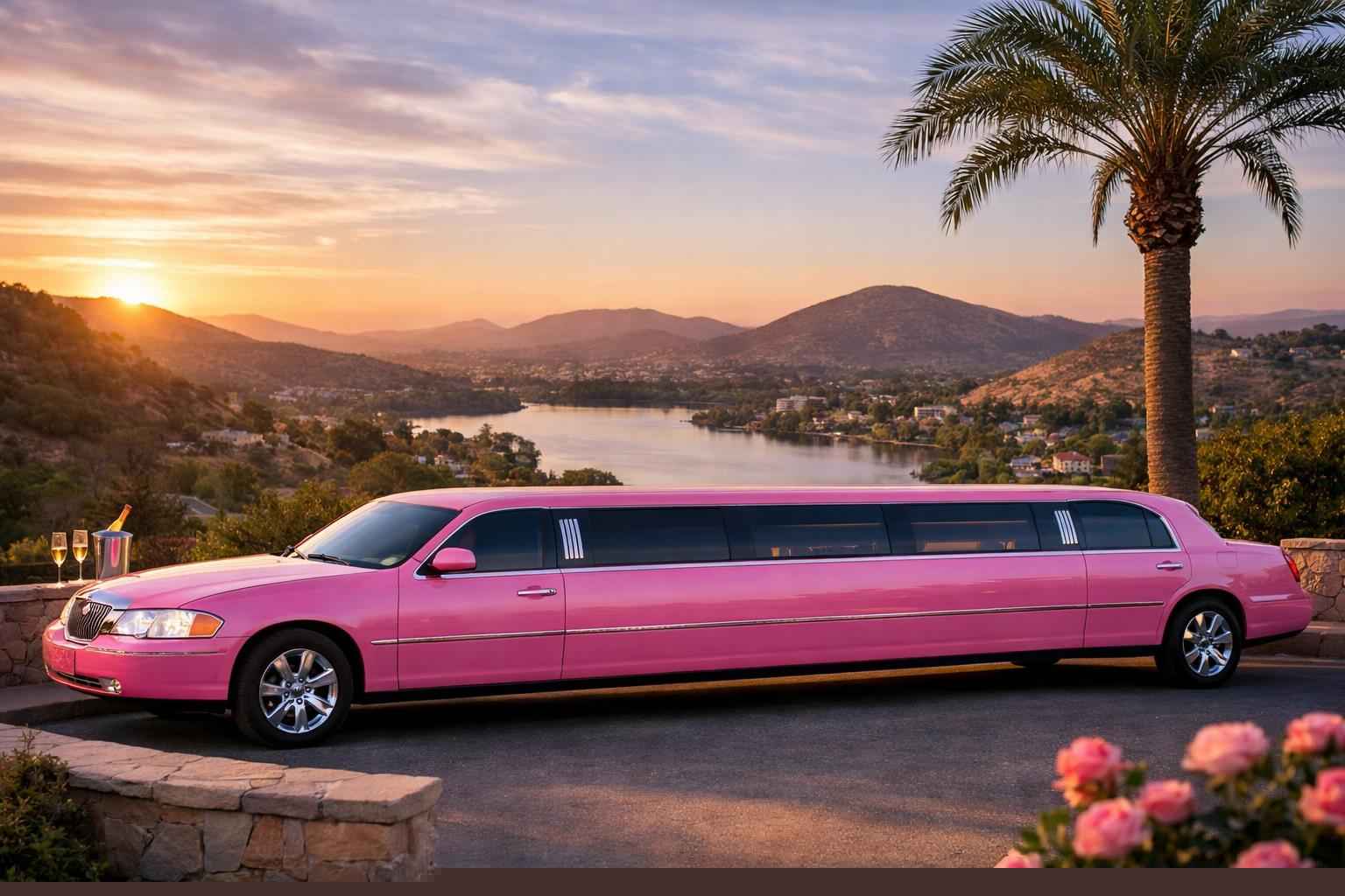 Best Pink Limo Rental In Santee California