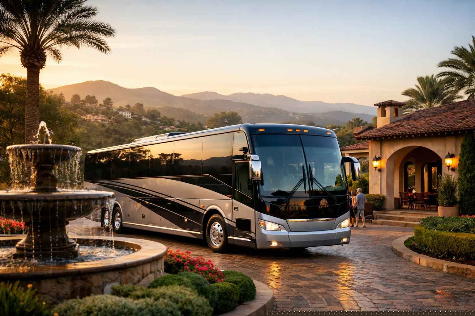 Charter Bus Rental In Rancho Santa Fe California Best Rancho Santa Fe Ca Charter Bus Company