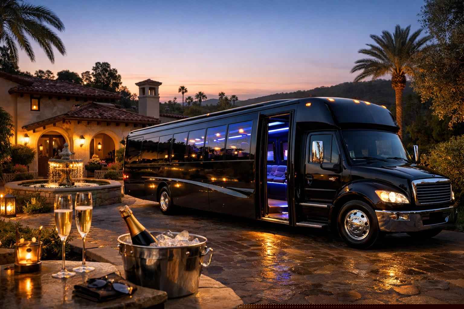 Party Bus Rental In Rancho Santa Fe California Best Rancho Santa Fe Ca Party Bus Company