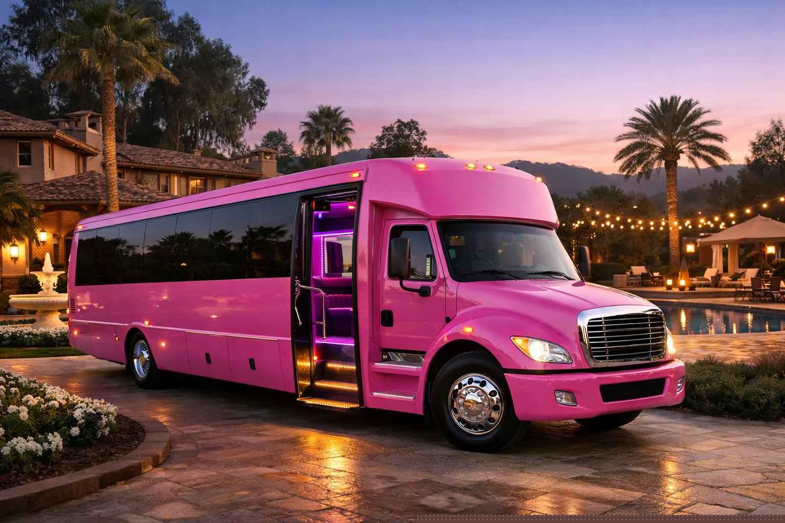 Best Rancho Santa Fe Ca Pink Party Bus Company