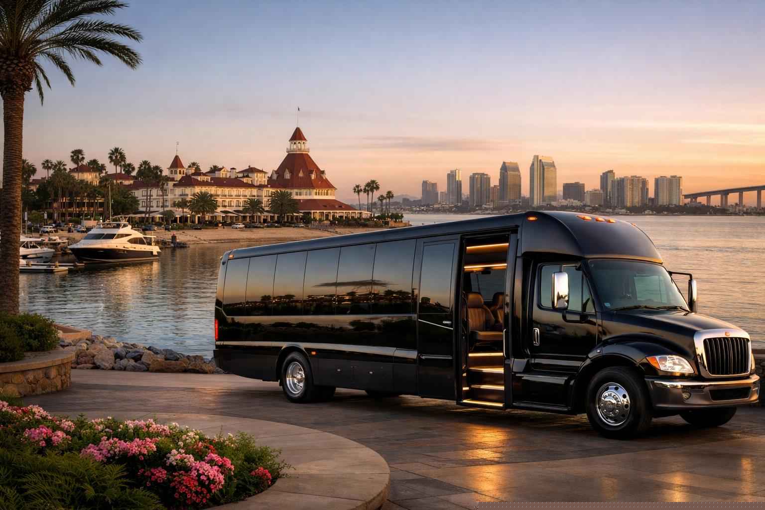 Best Shuttle Bus Rental In Coronado California