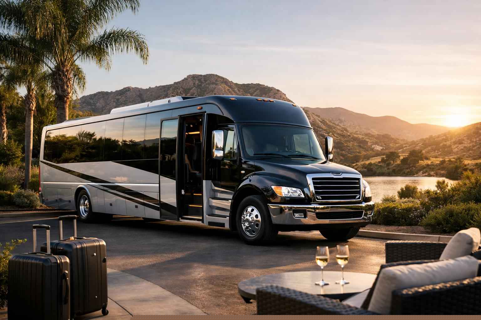 Best Shuttle Bus Rental In Santee California