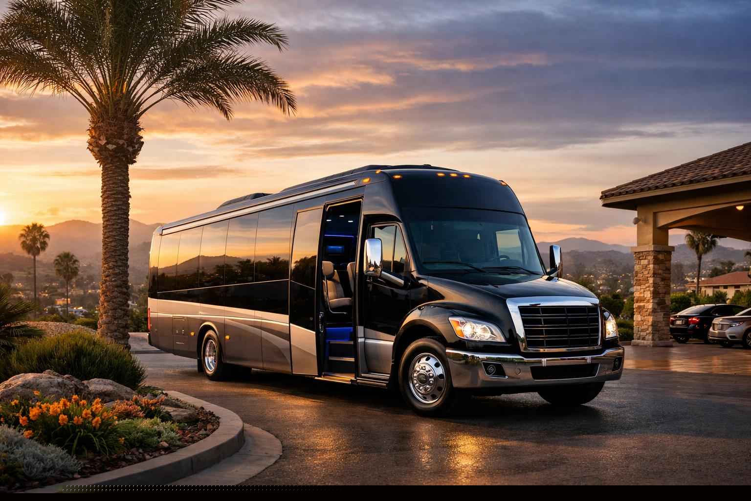 Best Shuttle Bus Rental In Vista California