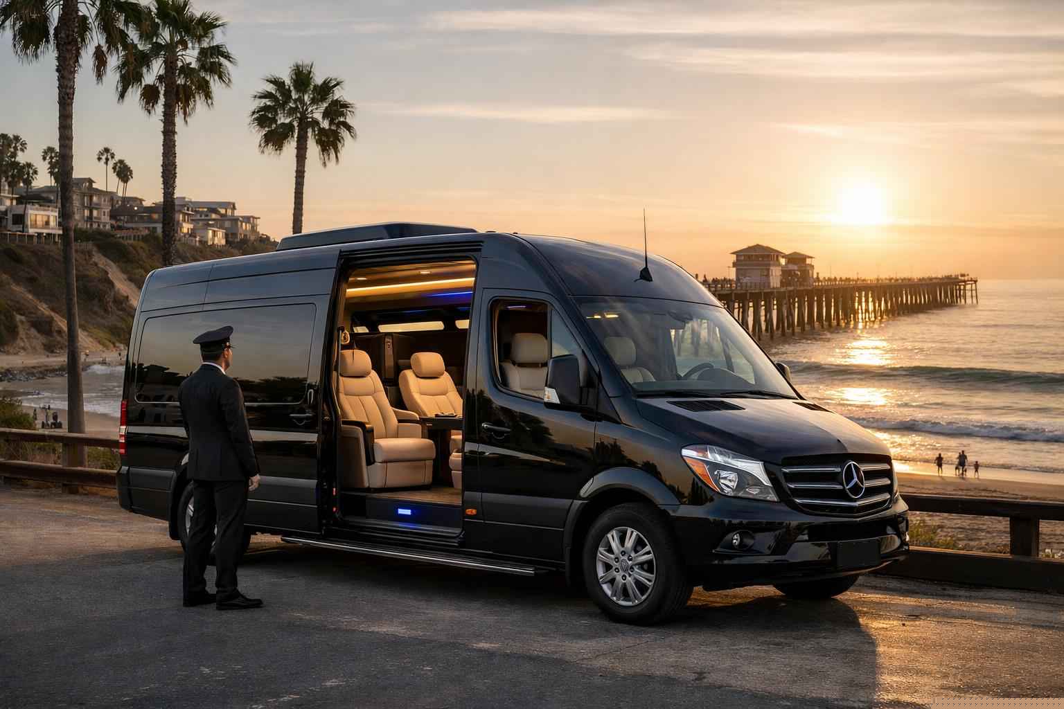 Best Sprinter Van Rental With Driver In Oceanside California