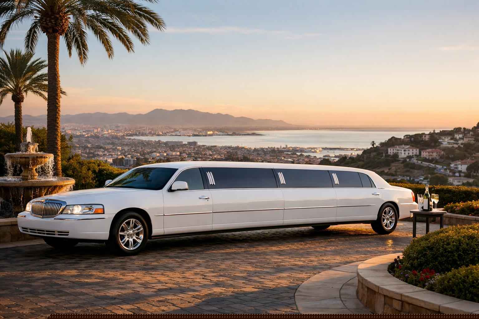 Best White Limo Rental In Chula Vista California