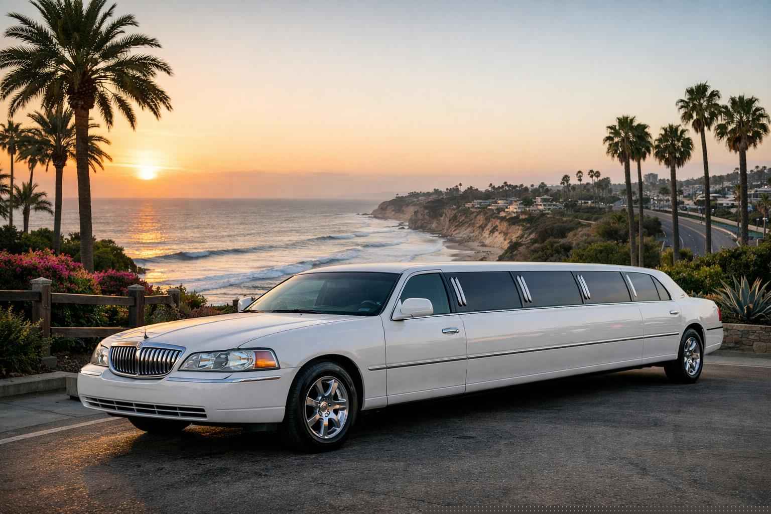 Best White Limo Rental In Encinitas California