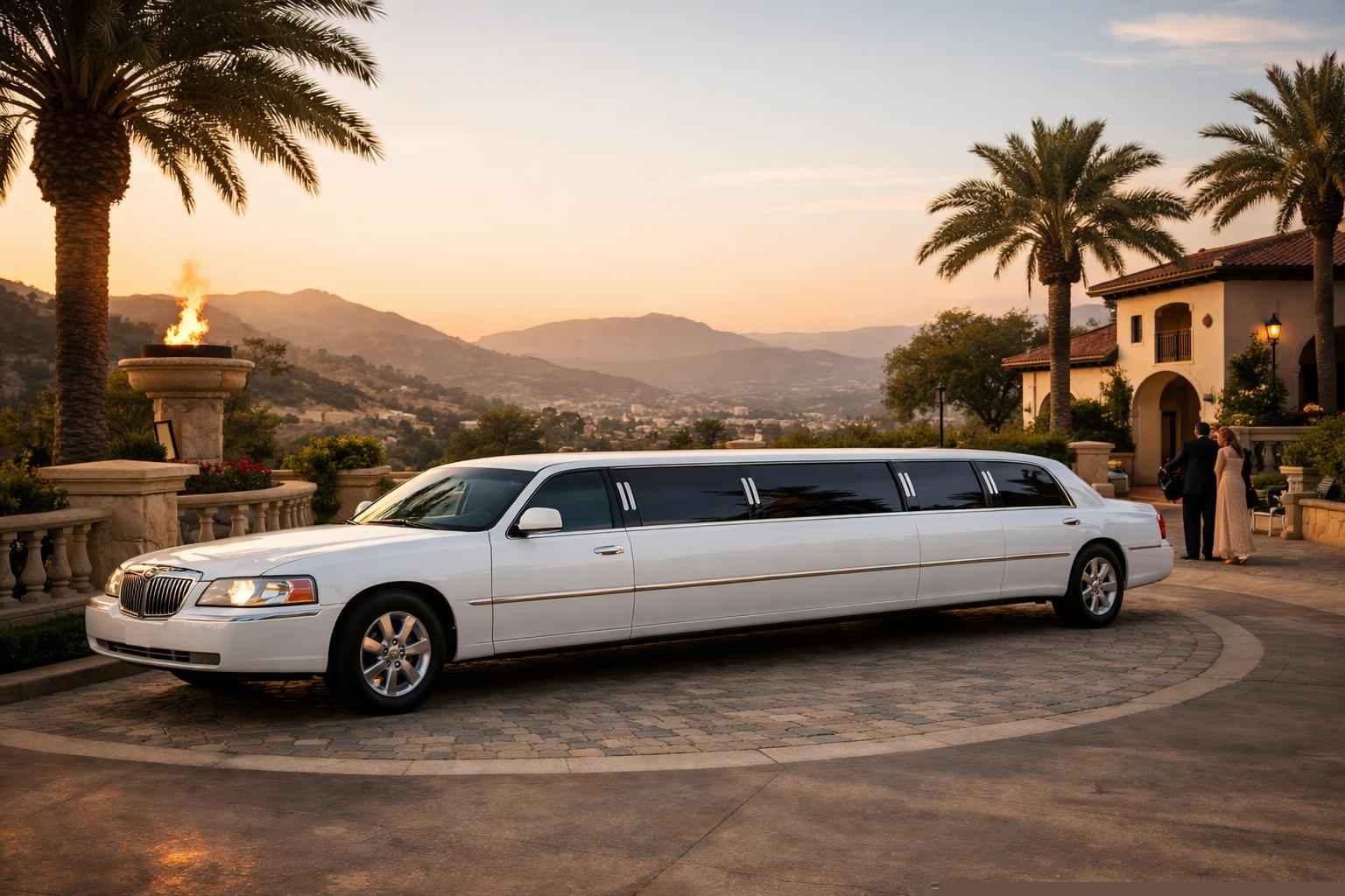 Best White Limo Rental In Escondido California