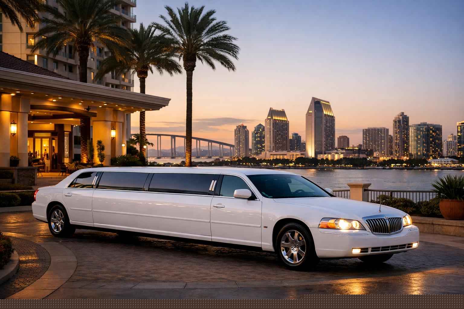 Best White Limo Rental In National City California