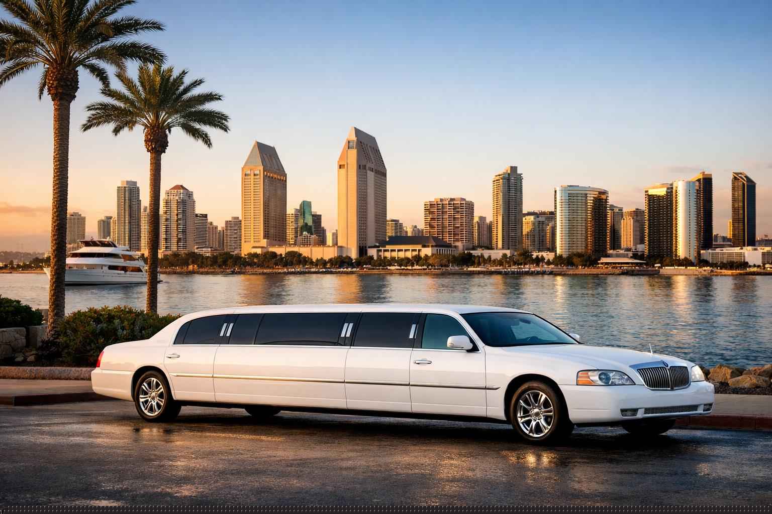Best White Limo Rental In San Diego California
