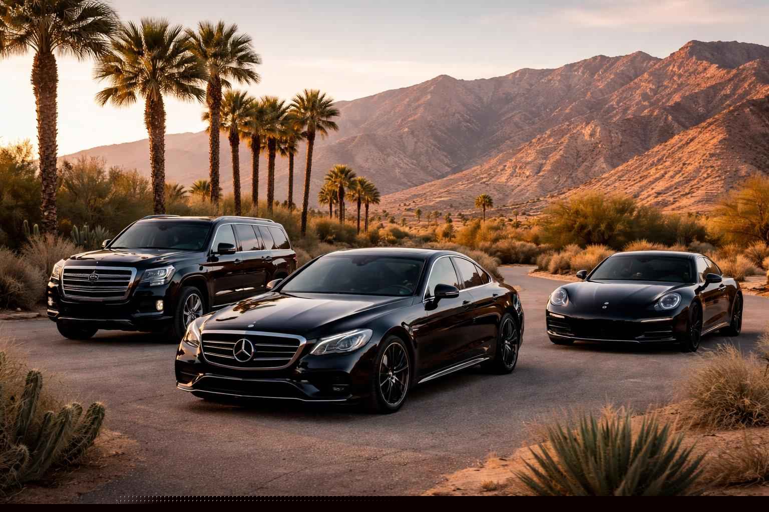 Black Cars In Borrego Springs California
