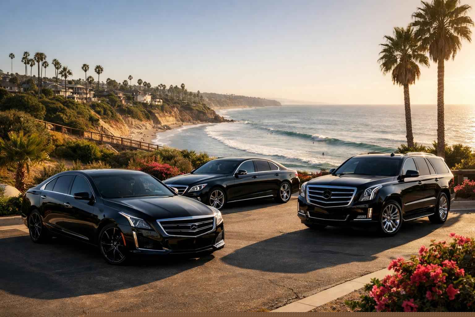 Black Cars In Del Mar California