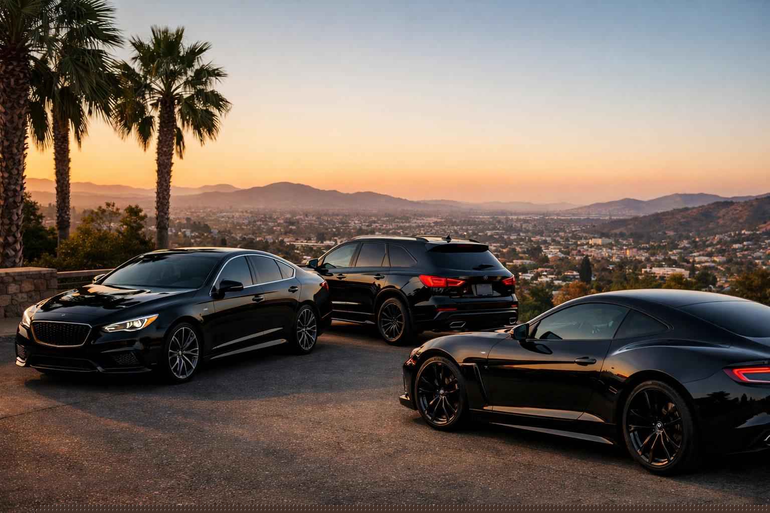 Black Cars In Vista California