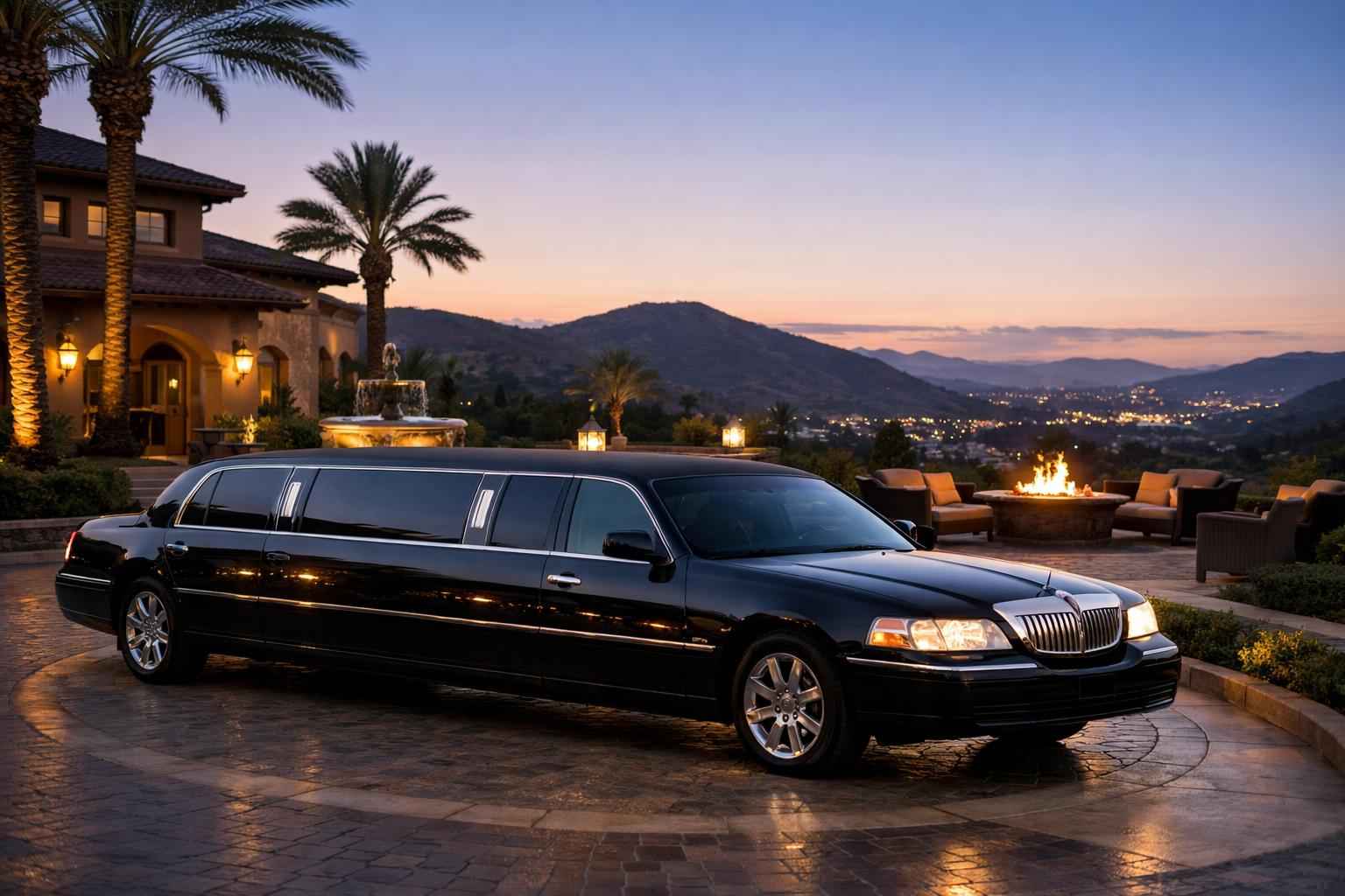 Black Limo Rental Escondido Ca