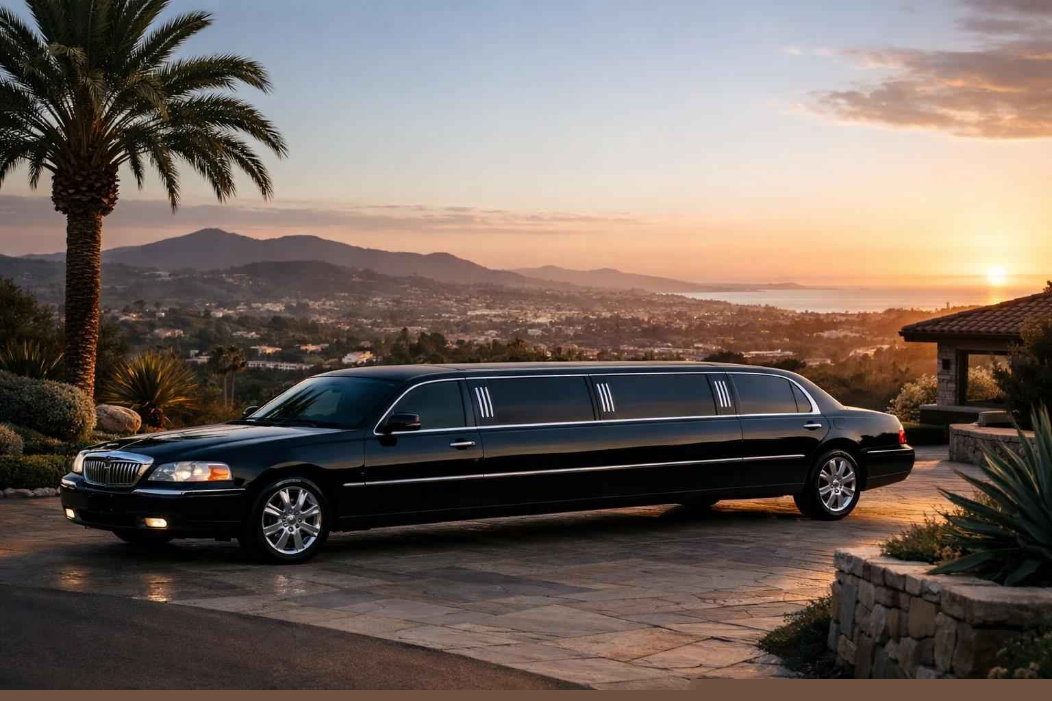 Black Limo Rental In Vista California