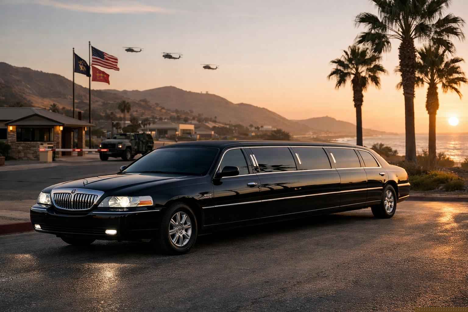 Black Limo Rental Near Me Camp Pendleton South Ca