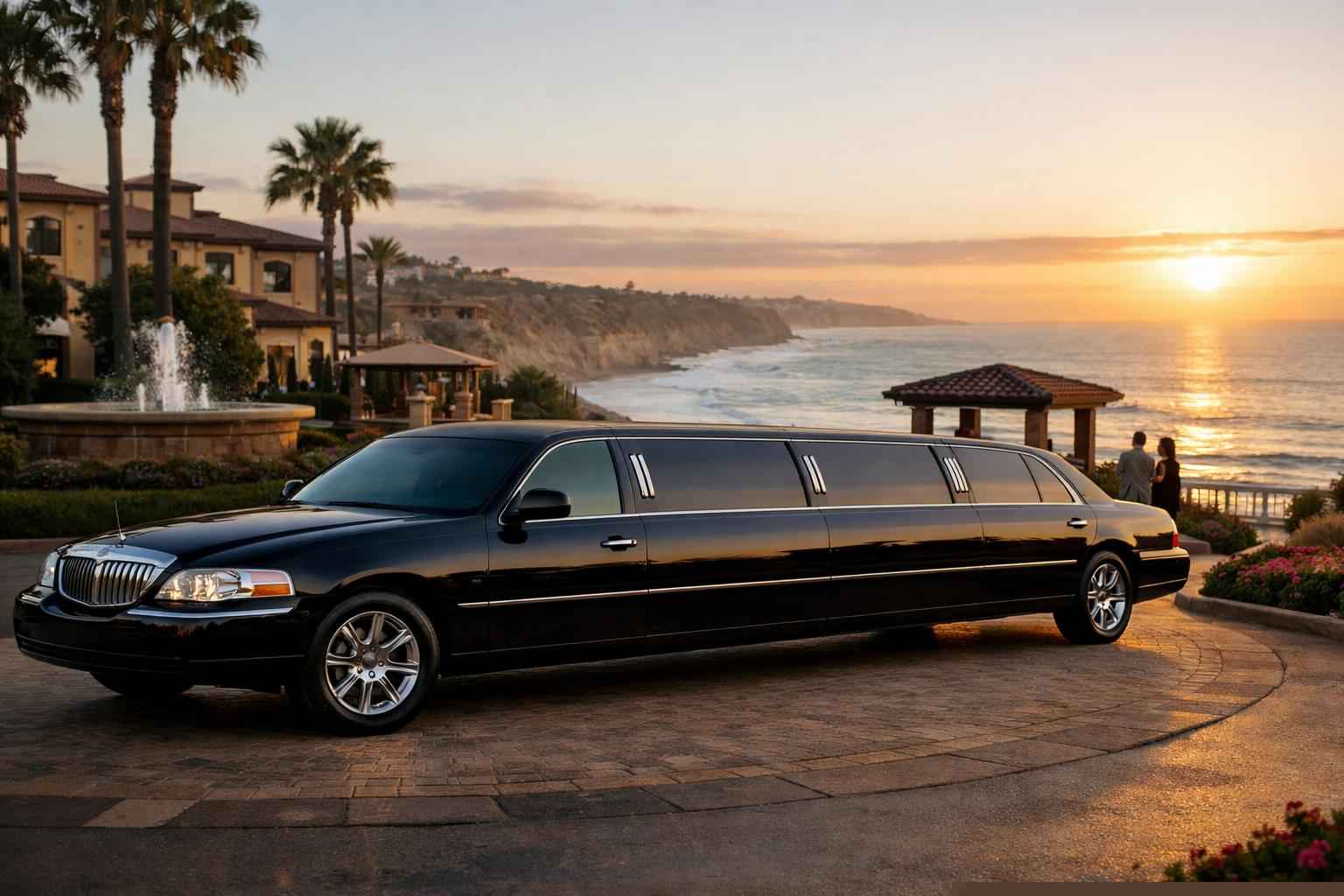 Black Limo Rental Near Me Del Mar Ca