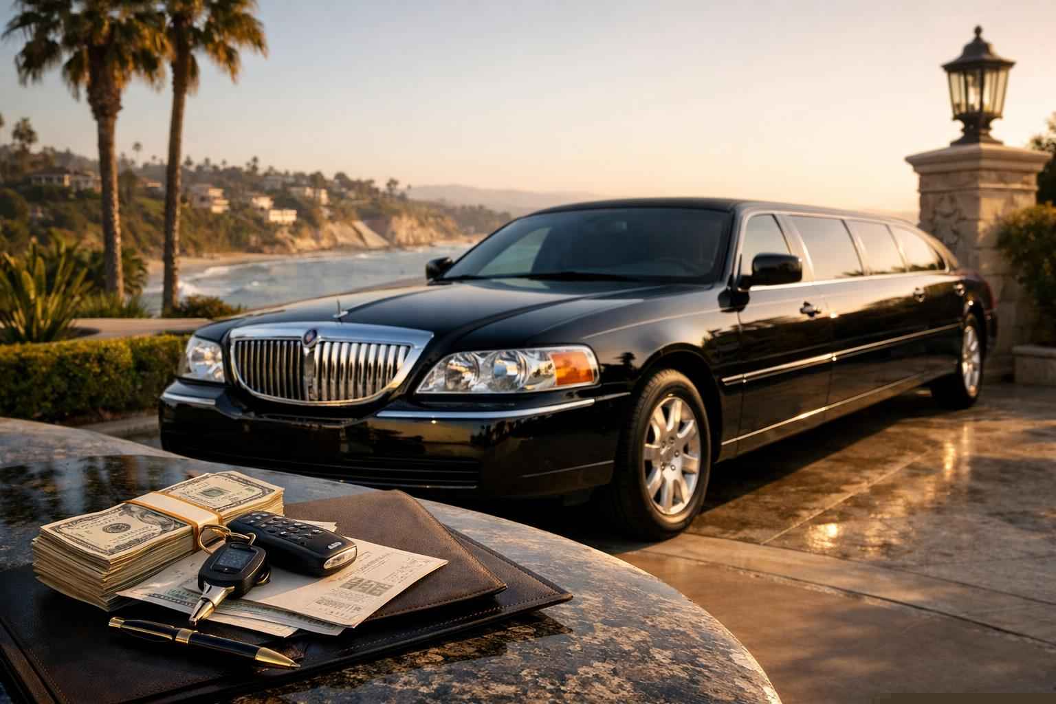 Black Limo Rental Prices In Del Mar Ca