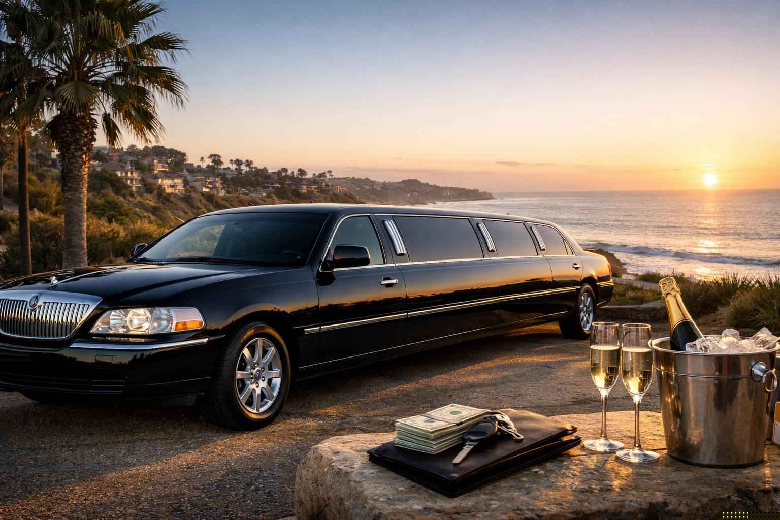 Black Limo Rental Prices In Solana Beach Ca