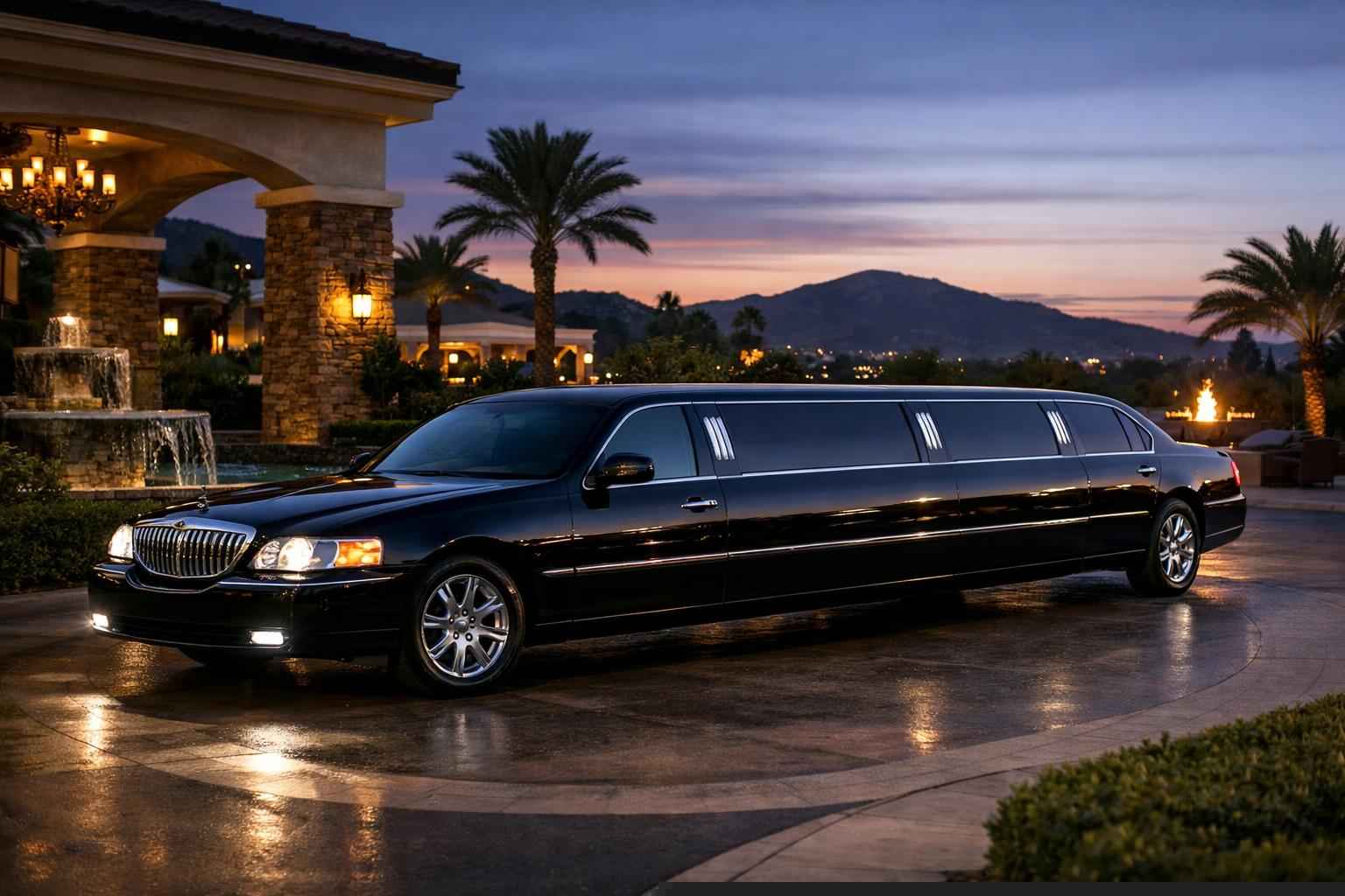 Black Limo Rental Santee Ca