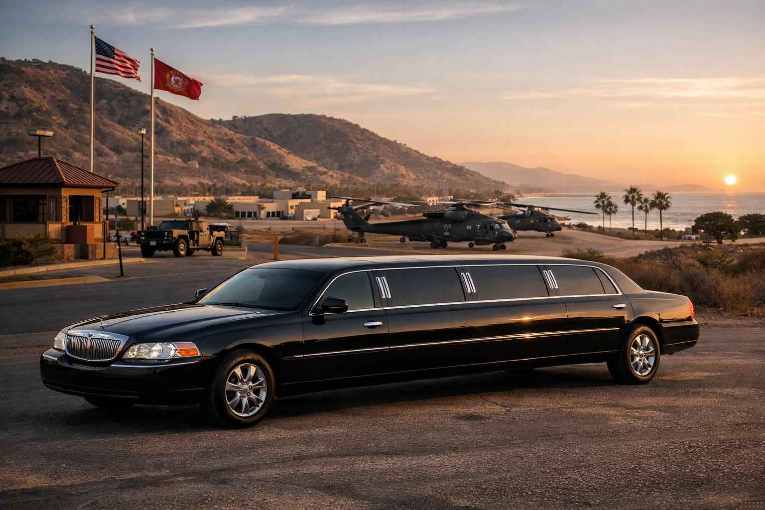 Black Limo Rental Services In Camp Pendleton South California