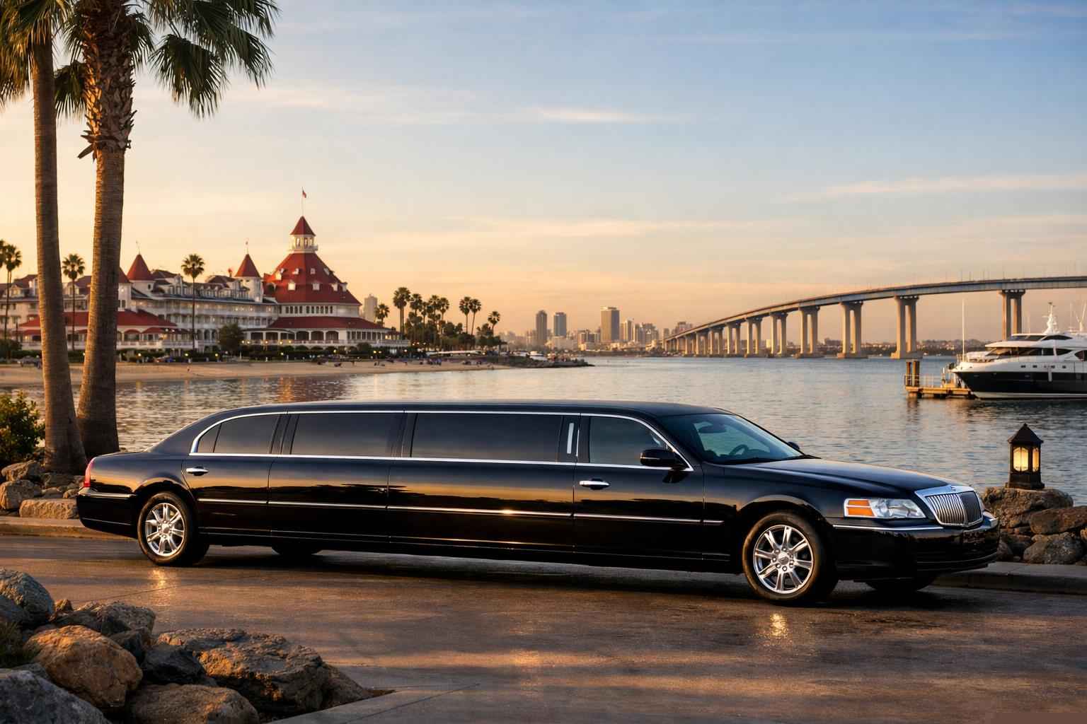 Black Limo Rental Services In Coronado California