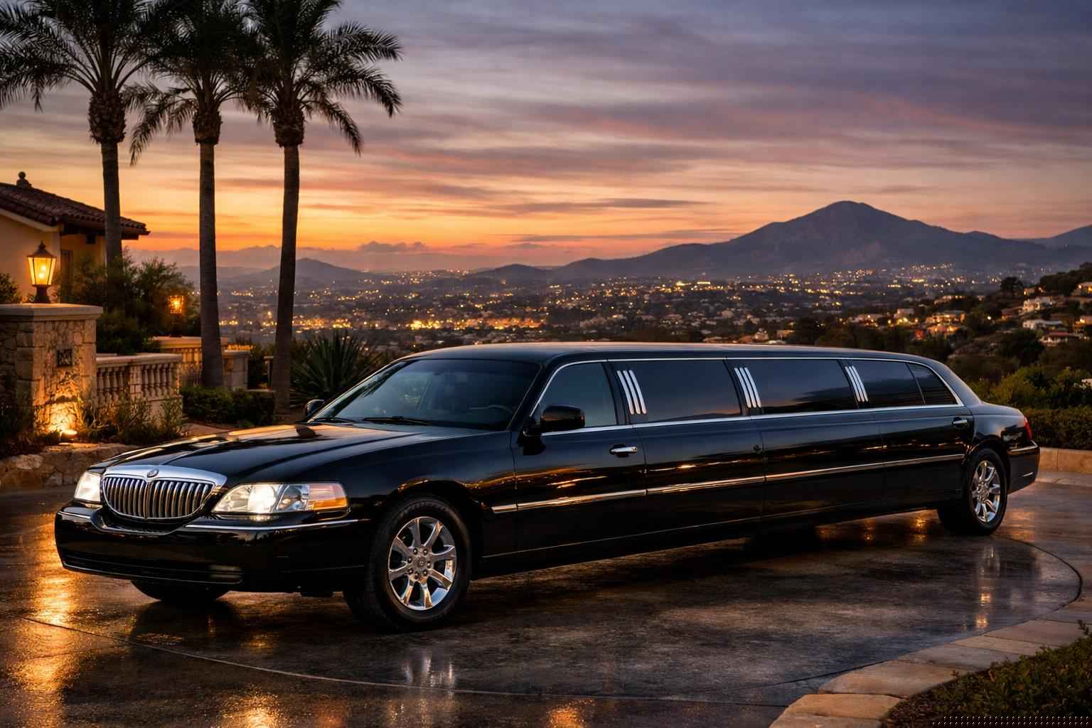 Black Limo Rental Services In La Mesa California
