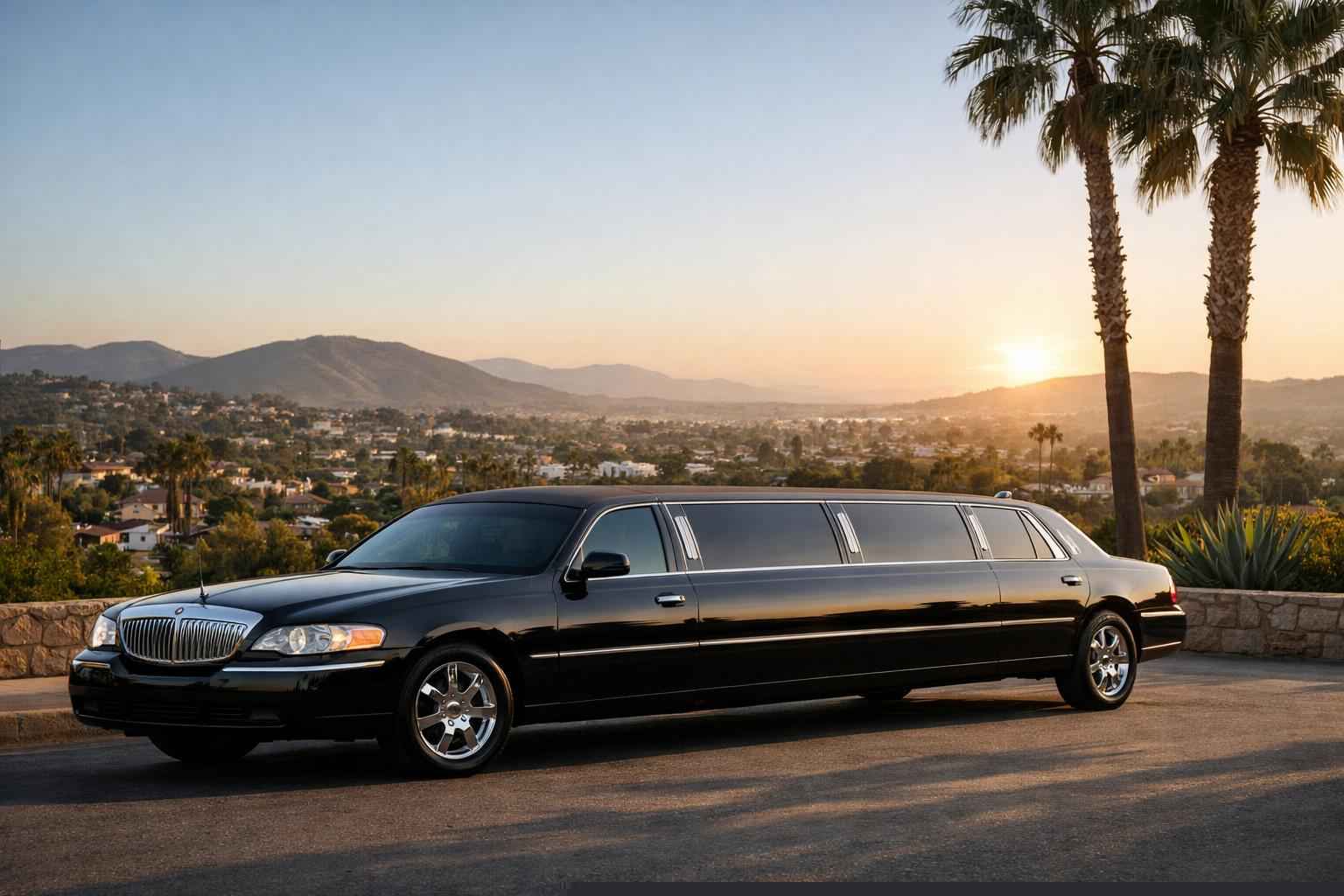Black Limo Rental Services In Lemon Grove California