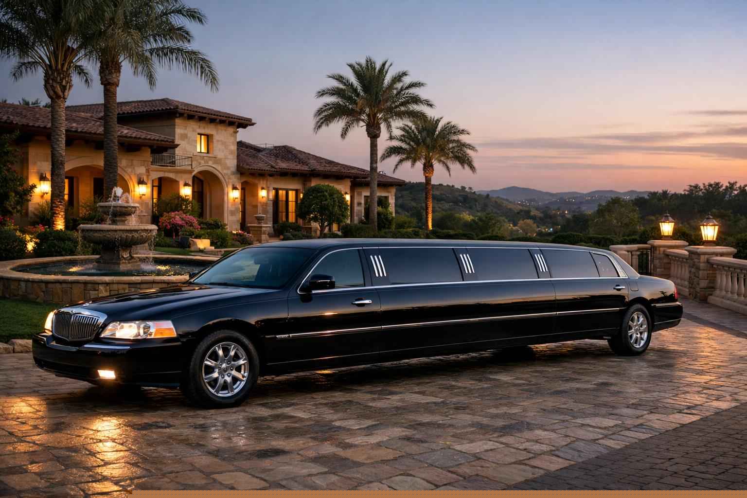 Black Limo Rental Services In Rancho Santa Fe California