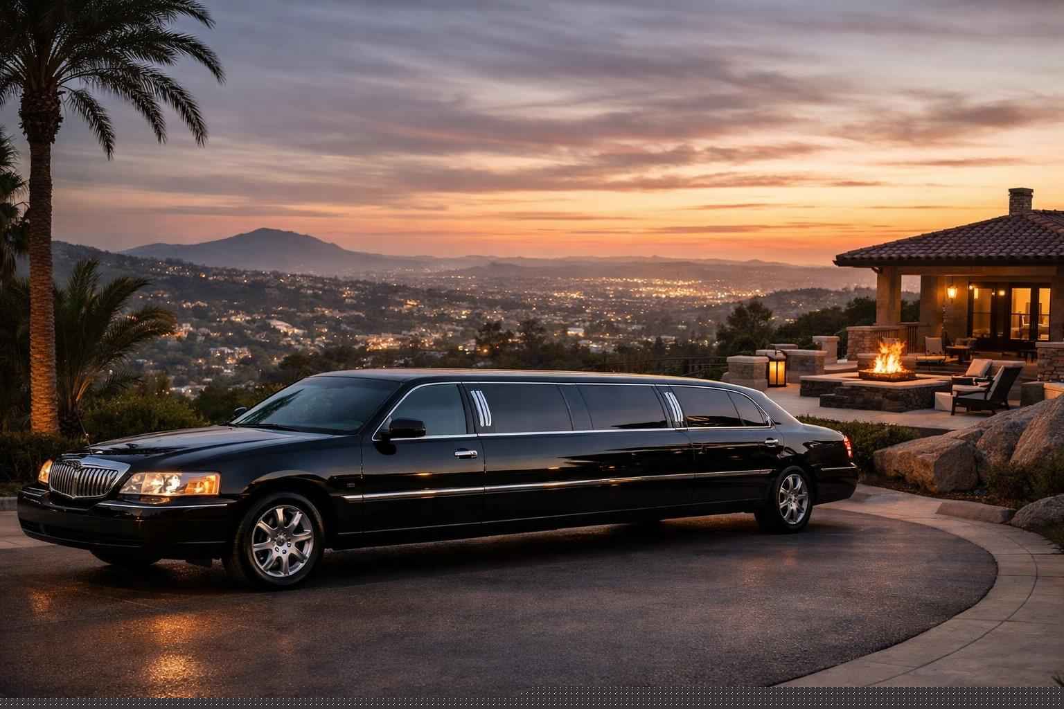 Black Limo Rental Vista Ca