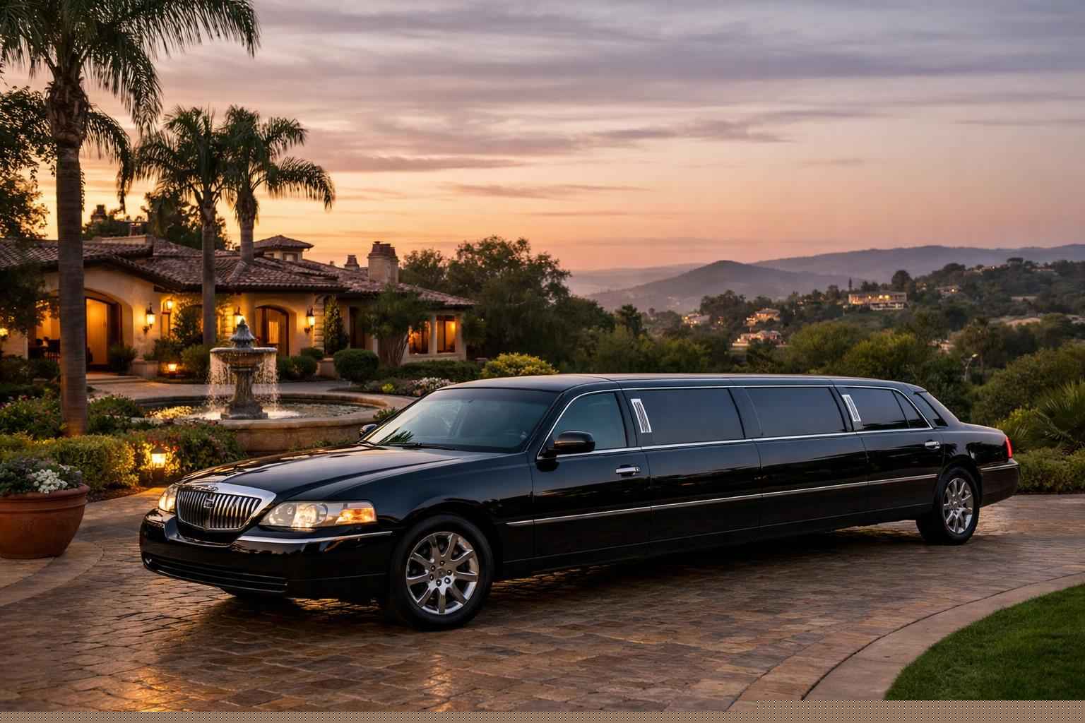 Black Limo Service Rancho Santa Fe Ca