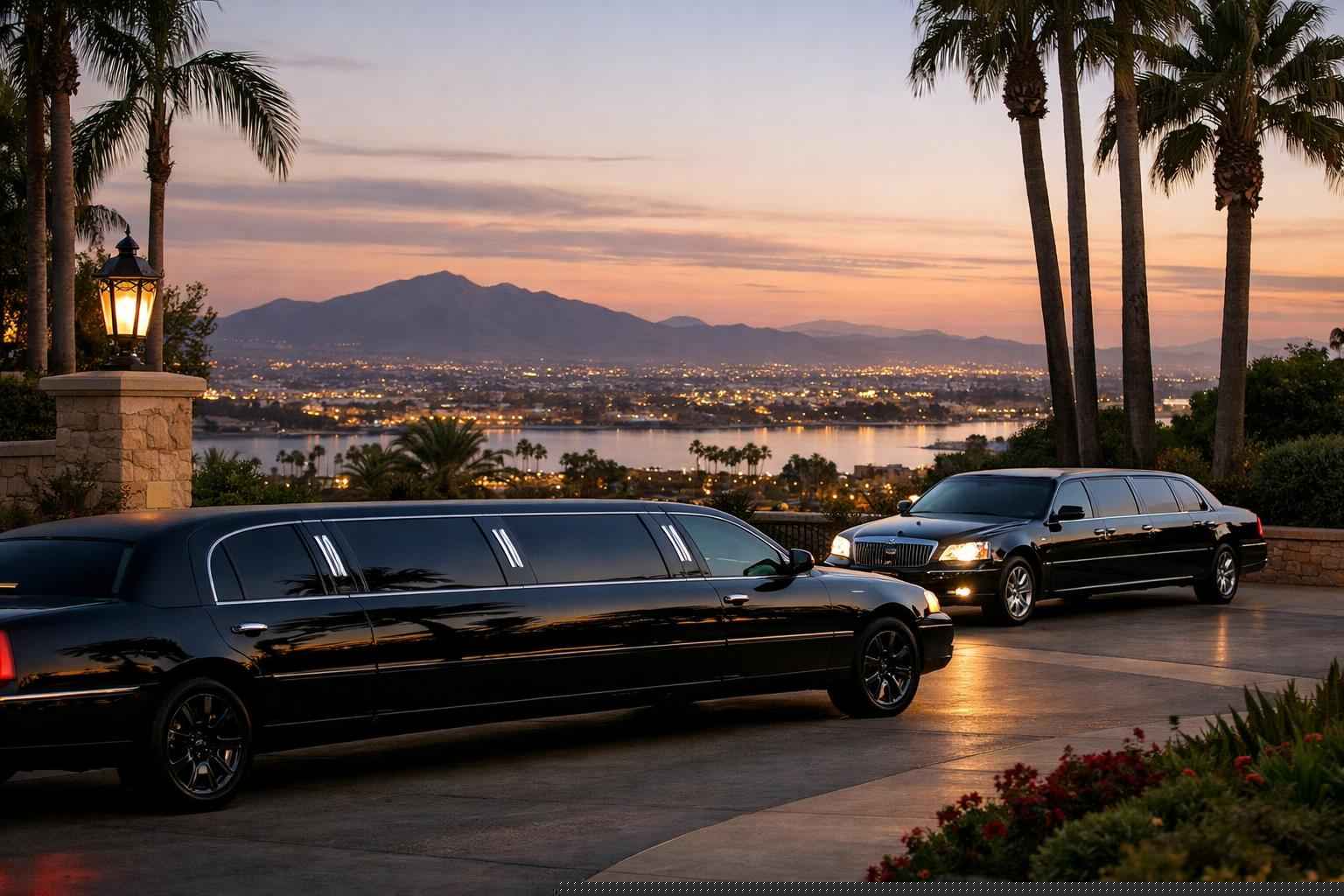 Black Limousines In Chula Vista California