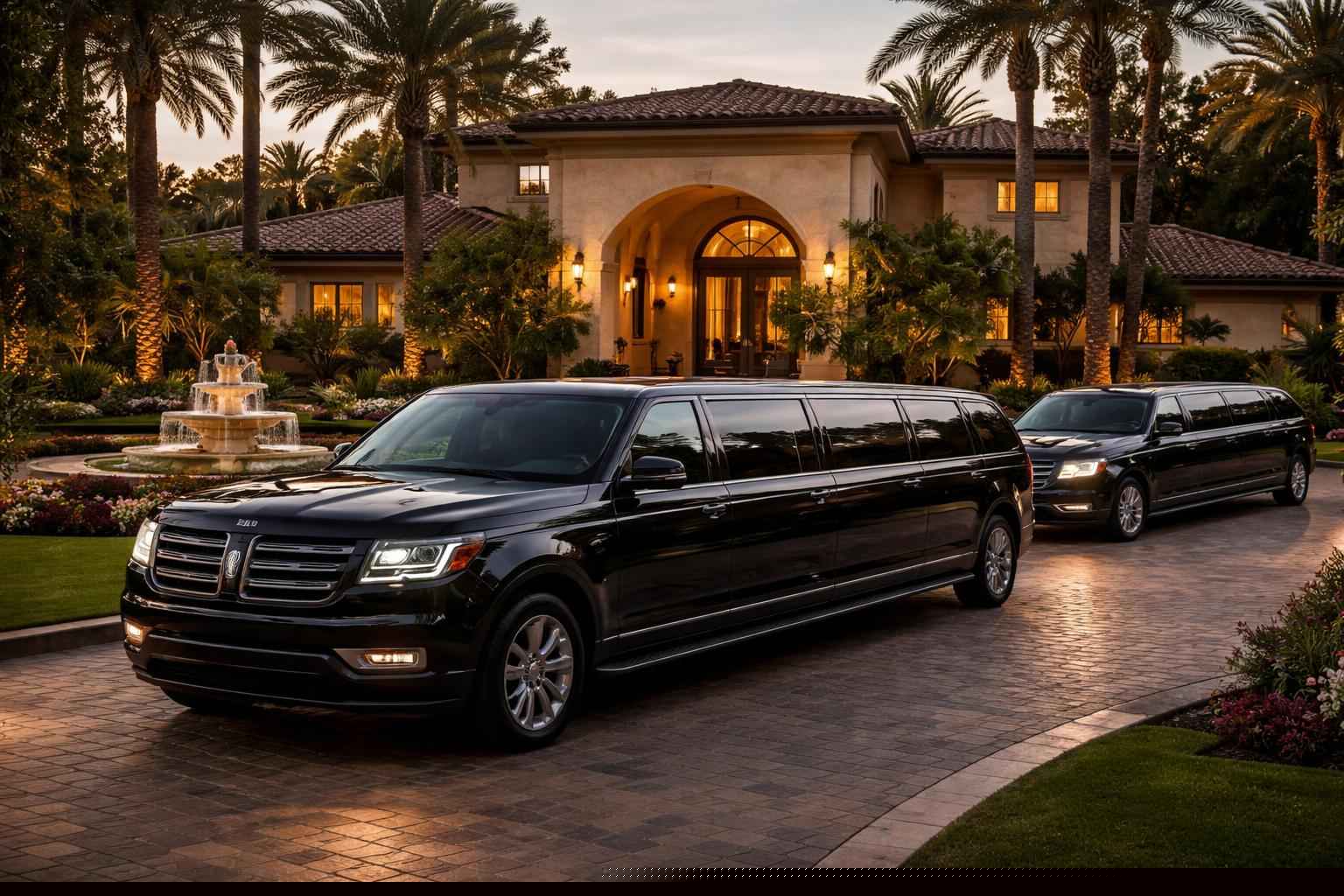 Black Limousines In Fairbanks Ranch Ca