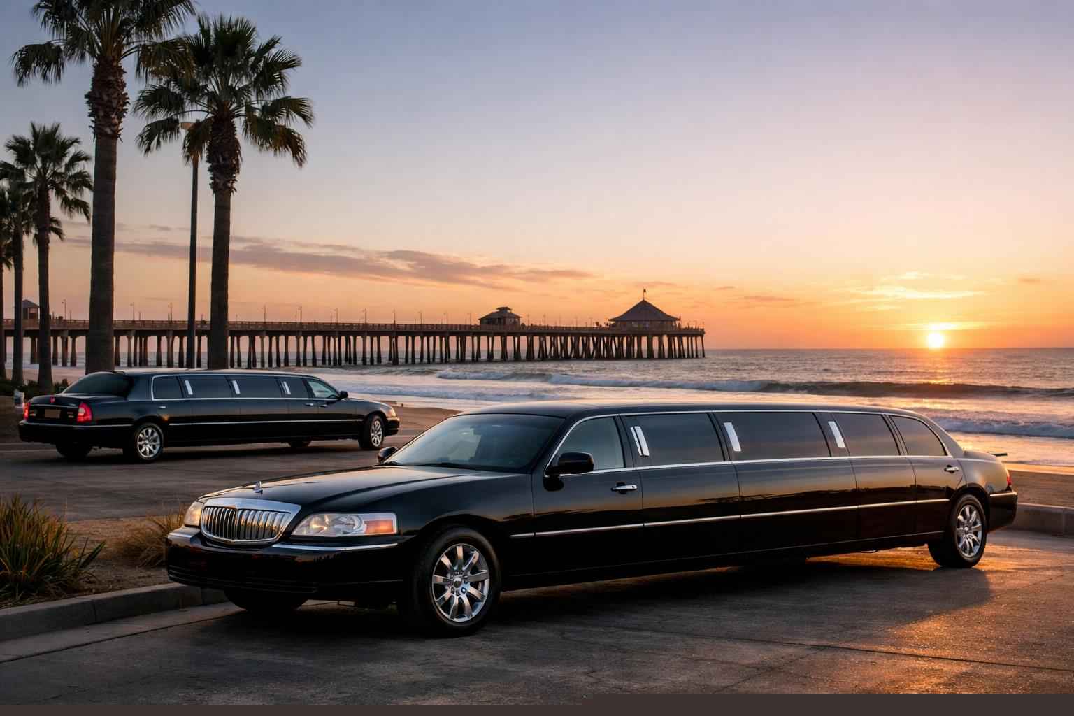 Black Limousines In Imperial Beach California