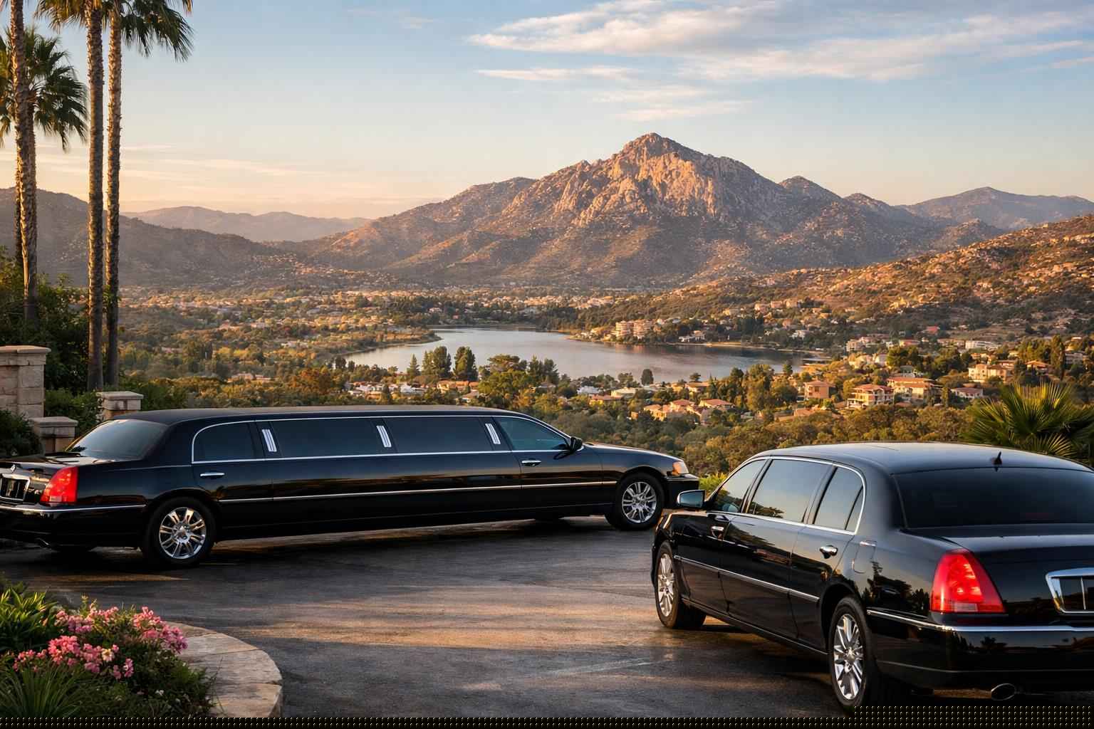 Black Limo Rental In Poway California Black Limousines In Poway California