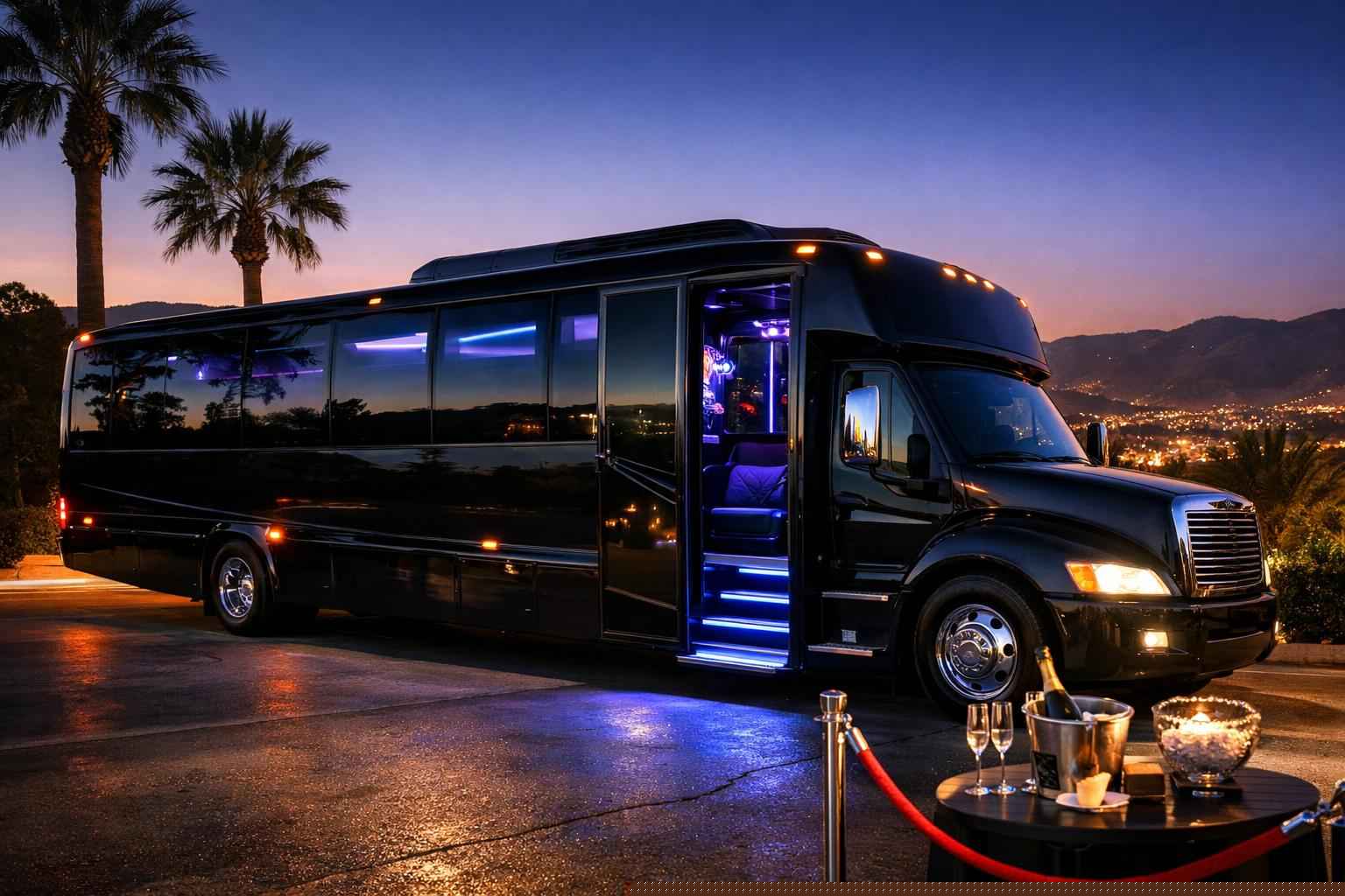 Black Party Bus Rental El Cajon Ca