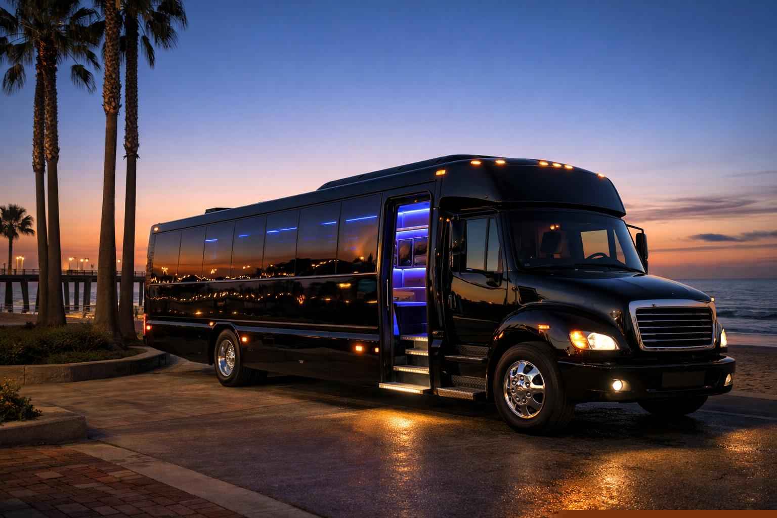 Black Party Bus Rental In Imperial Beach California Black Party Bus Rental Imperial Beach Ca