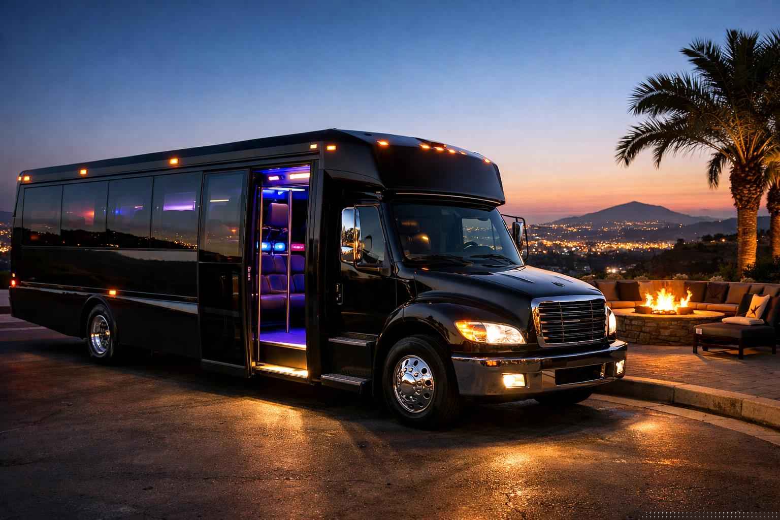 Black Party Bus Rental La Mesa Ca