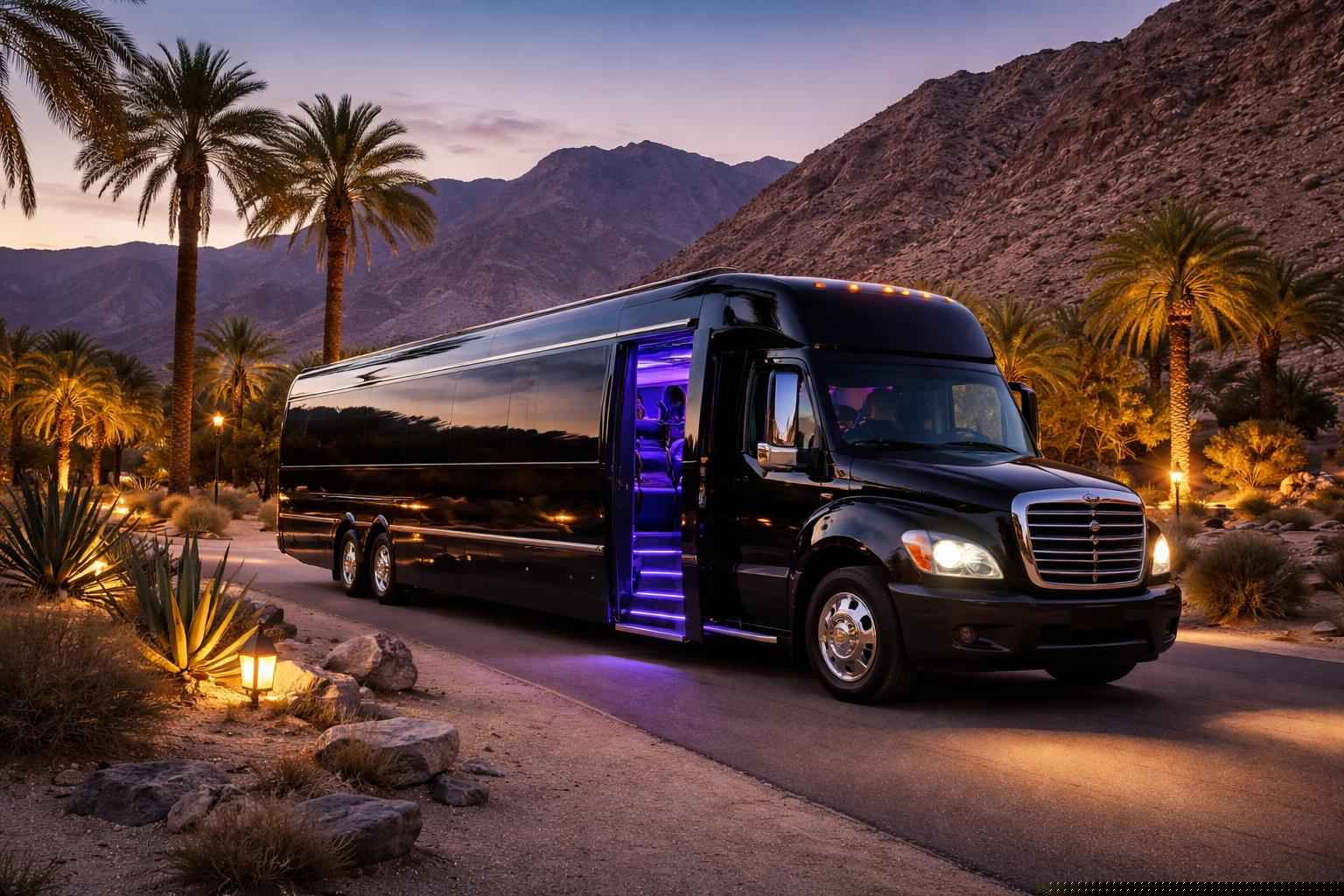 Black Party Bus Rental Near Me Borrego Springs Ca