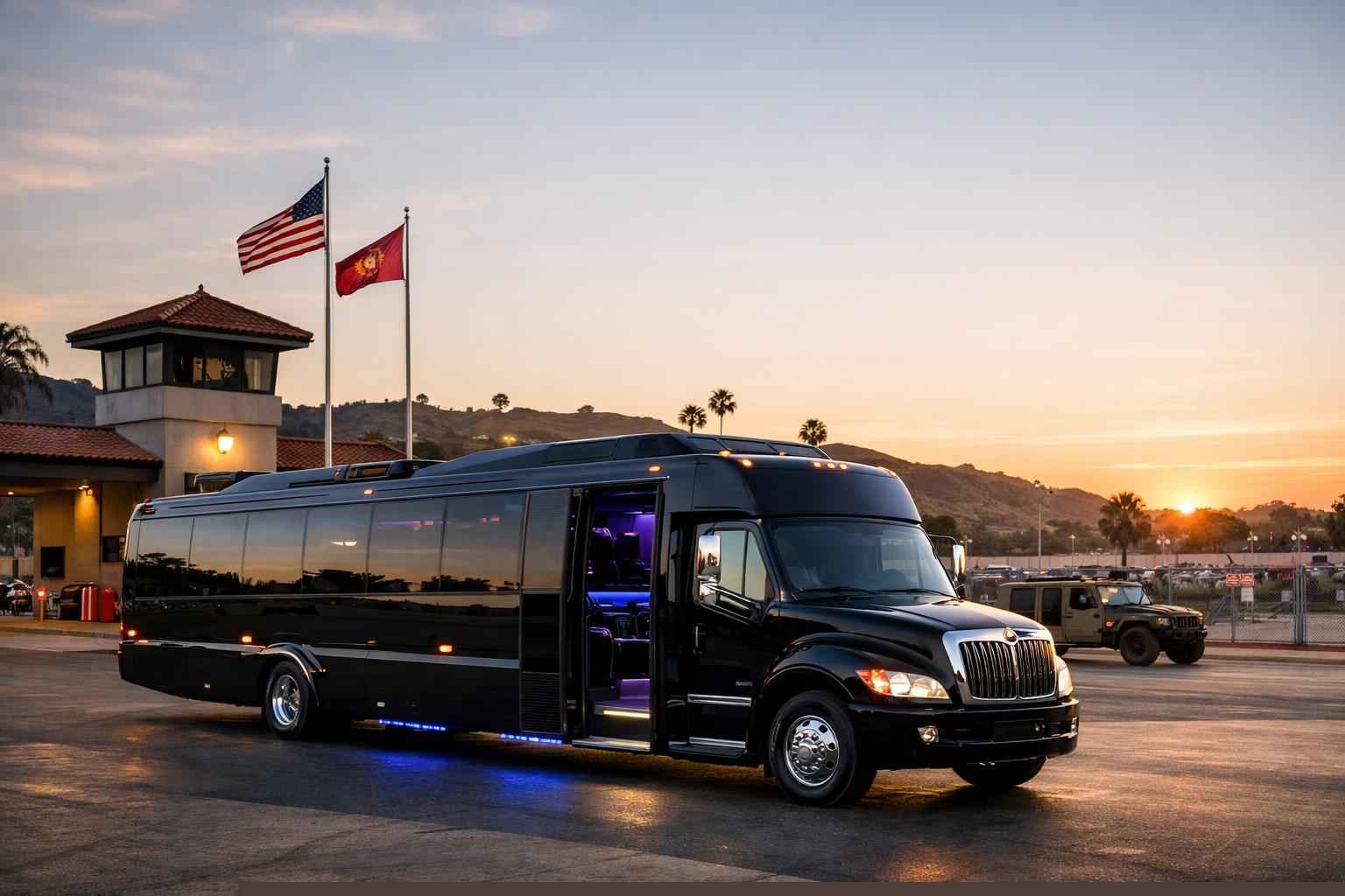 Black Party Bus Rental In Camp Pendleton Mainside California Black Party Bus Rental Near Me Camp Pendleton Mainside Ca