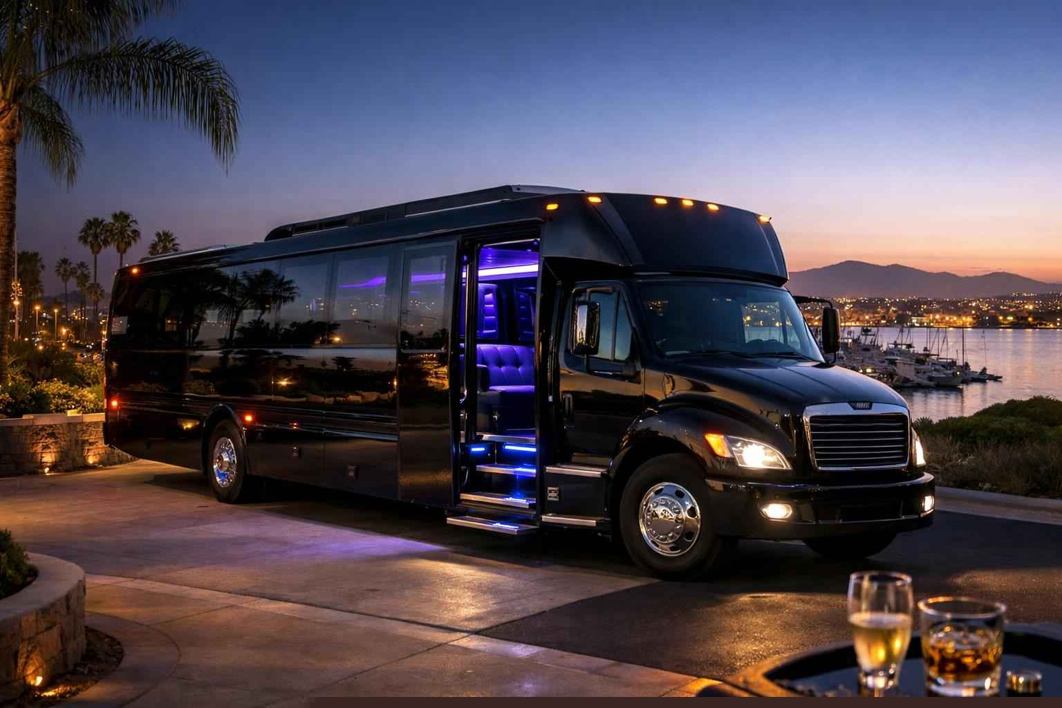 Black Party Bus Rental In Chula Vista California Black Party Bus Rental Near Me Chula Vista Ca