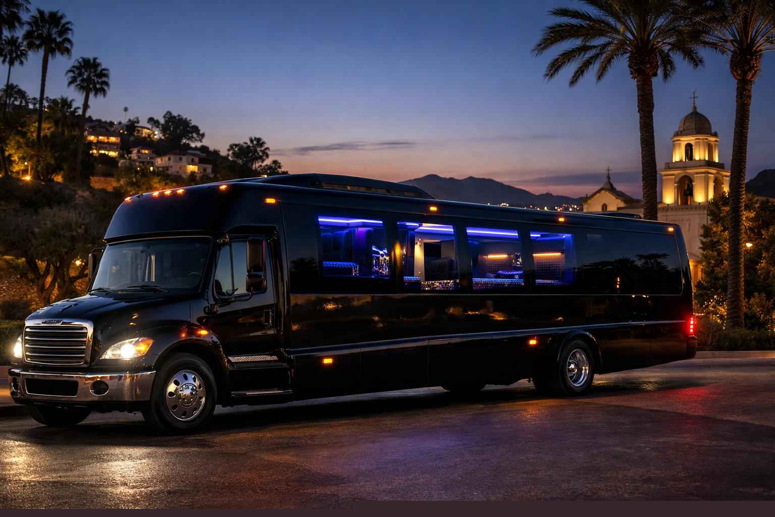 Black Party Bus Rental Near Me Escondido Ca
